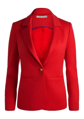 alice + olivia Cary single-button blazer - Red