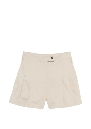 Fedeli Egon pleated shorts - Neutrals
