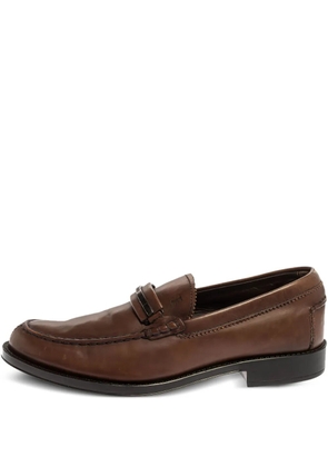 Tod's leather loafers - Brown