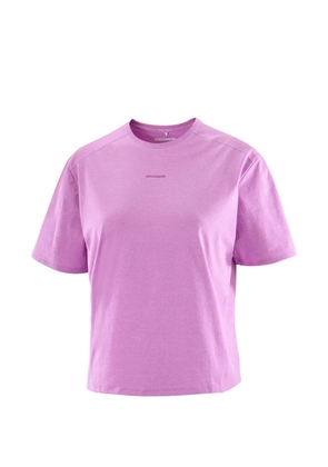 Salomon logo-print T-shirt - Pink