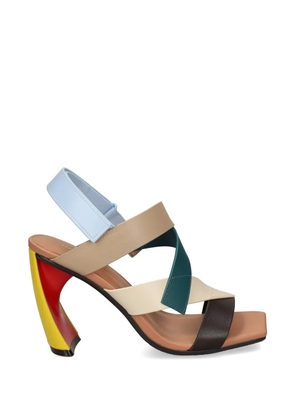 United Nude Juma Straps Hi colour-blocking crossover sandals - Neutrals