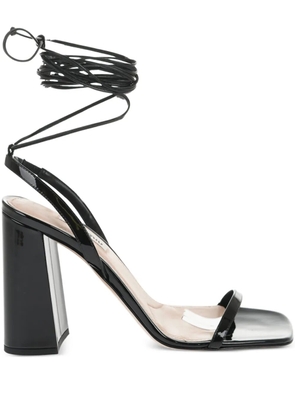 Miu Miu 105mm leather sandals - Black
