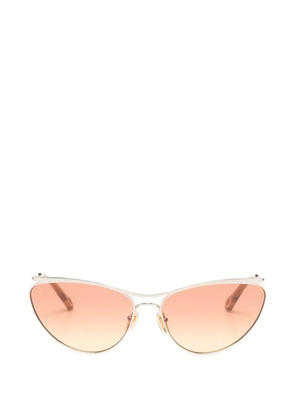 Chloé Eyewear cat-eye frame sunglasses - Gold