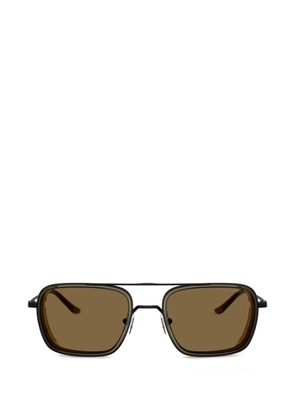 Emporio Armani pilot frame sunglasses - Black