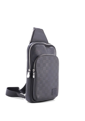 Louis Vuitton Pre-Owned Avenue Sling Bag NM Damier Infini Leather crossbody bag - Black