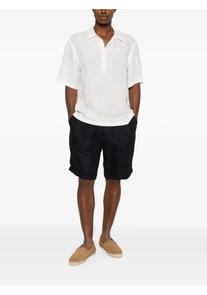 Brunello Cucinelli drawstring pleated shorts - Blue