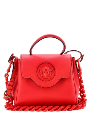 Versace Pre-Owned La Medusa Top Handle Bag Leather Small satchel - Red