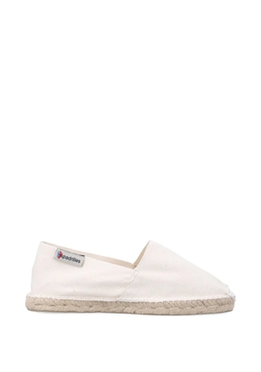 Espadrilles logo-patch canvas espadrilles - White