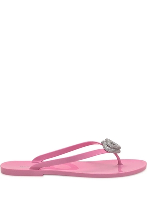 MACH & MACH double-heard flip flops - Pink
