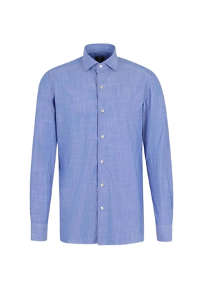 Luigi Borrelli long-sleeved shirt - Blue