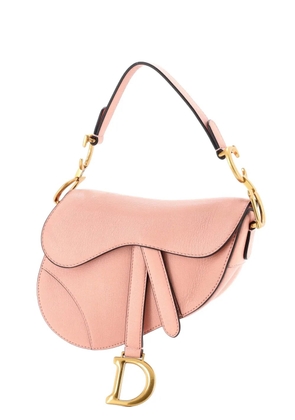 Christian Dior Pre-Owned Saddle Handbag Leather Mini shoulder bag - Pink