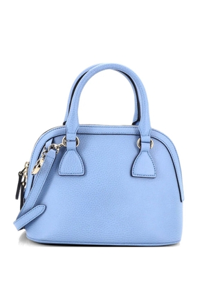 Gucci Pre-Owned Convertible Dome Leather Mini satchel - Blue