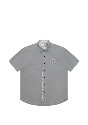 AAPE BY *A BATHING APE® logo-patch short-sleeve shirt - Grey