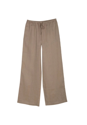 FRAME drawstring linen trousers - Neutrals