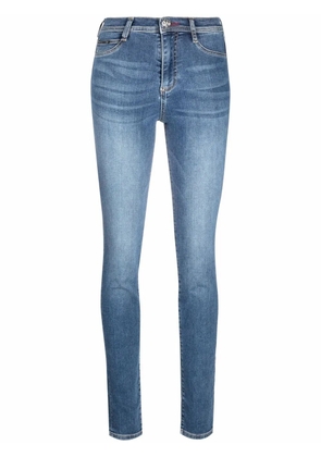 Philipp Plein high-waisted skinny jeans - Blue