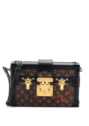 Louis Vuitton Pre-Owned Petite Malle Handbag Monogram Canvas clutch bag - Black