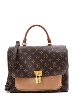Louis Vuitton Pre-Owned Marignan Handbag Monogram Canvas with Leather shoulder bag - Brown