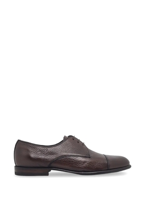 Barrett textured cap-toe derby shoes - Brown