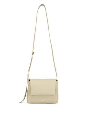 Jil Sander mini flap-detail shoulder bag - Neutrals