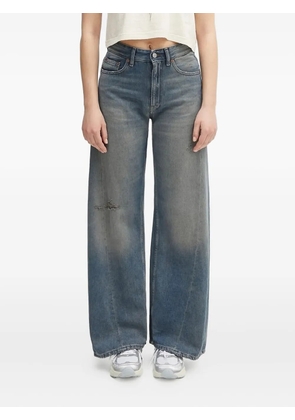 MM6 Maison Margiela faded-wash wide-leg jeans - Blue