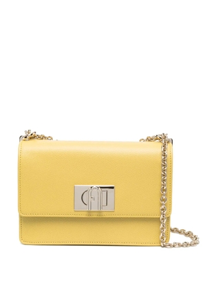 Furla logo-buckle shoulder bag - Yellow