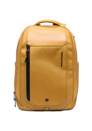 PIQUADRO zip-up backpack - Yellow