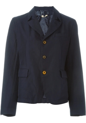 Comme Des Garçons Comme Des Garçons three button blazer - Blue