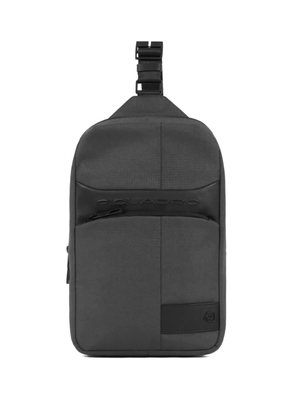 PIQUADRO appliqué laptop bag - Grey