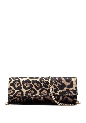 Castagna animal-print clutch bag - Neutrals