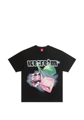 ICECREAM graphic-print T-shirt - Black