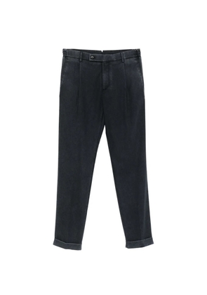 Berwich pleated cuffed trousers - Blue