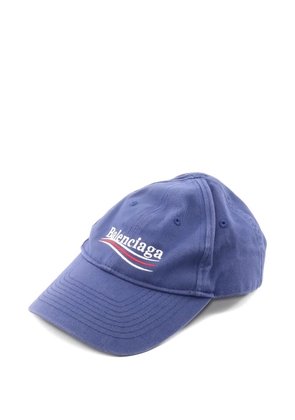 Balenciaga Pre-Owned 2000s Campaign logo cap - Blue