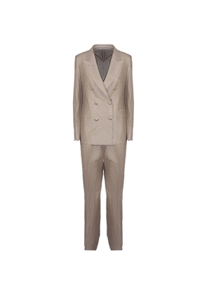 Tagliatore double-breasted buttoned suit - Neutrals
