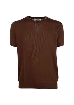 PAOLO RAGAZZINI ribbed-knit sweater - Brown