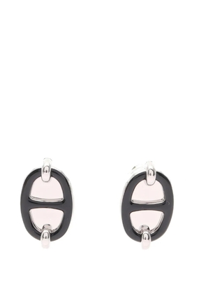 Hermès Pre-Owned 2010s Maillon earrings - Silver