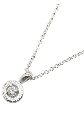 Bvlgari Pre-Owned 2010s Bvlgari Bvlgari diamond necklace - Silver