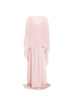 ALESSANDRO LEGORA Traverso satin-finish maxi dress - Pink