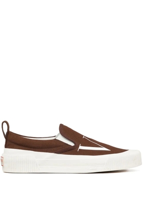 Valentino Garavani VLTN slip-on sneakers - Brown