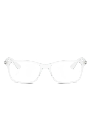 Ray-Ban rectangle-frame glasses - White