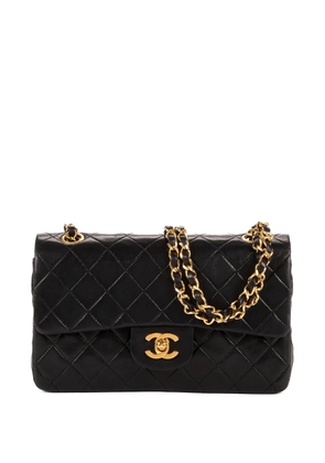 CHANEL Pre-Owned 1989-1991 Classic double flap shoulder bag - Black