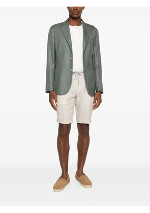 Barba single-breasted blazer - Green