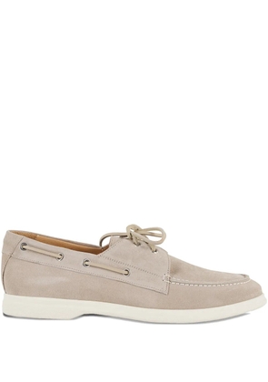 Tagliatore suede boat shoes - Neutrals