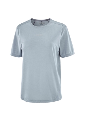 Salomon Shakeout logo-print T-shirt - Blue