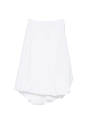 Róhe crinkled balloon skirt - White