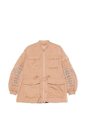 Ermanno Scervino oversized coat - Brown