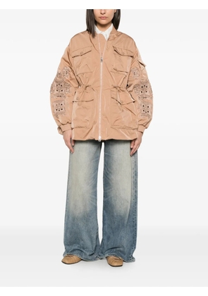 Ermanno Scervino oversized coat - Brown