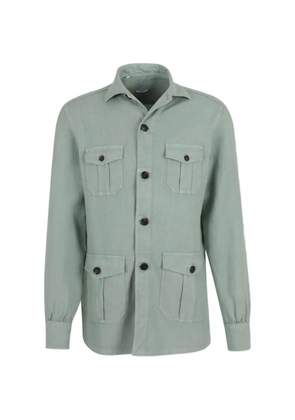 Vincenzo Di Ruggiero four-pocket shirt jacket - Green