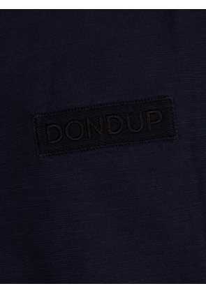 DONDUP logo-patch T-shirt - Blue