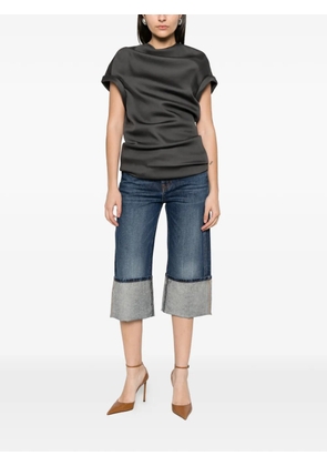 KHAITE belt-loops jeans - Blue