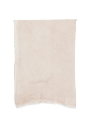 Faliero Sarti metallic-thread frayed scarf - Neutrals